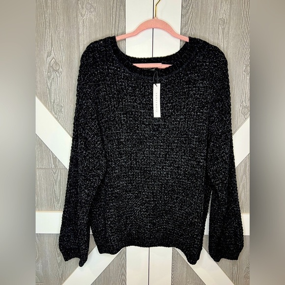 B11.16 NWT Sanctuary Under the Stars Chenille Sweater (Plus Size) 1X - Picture 3 of 7